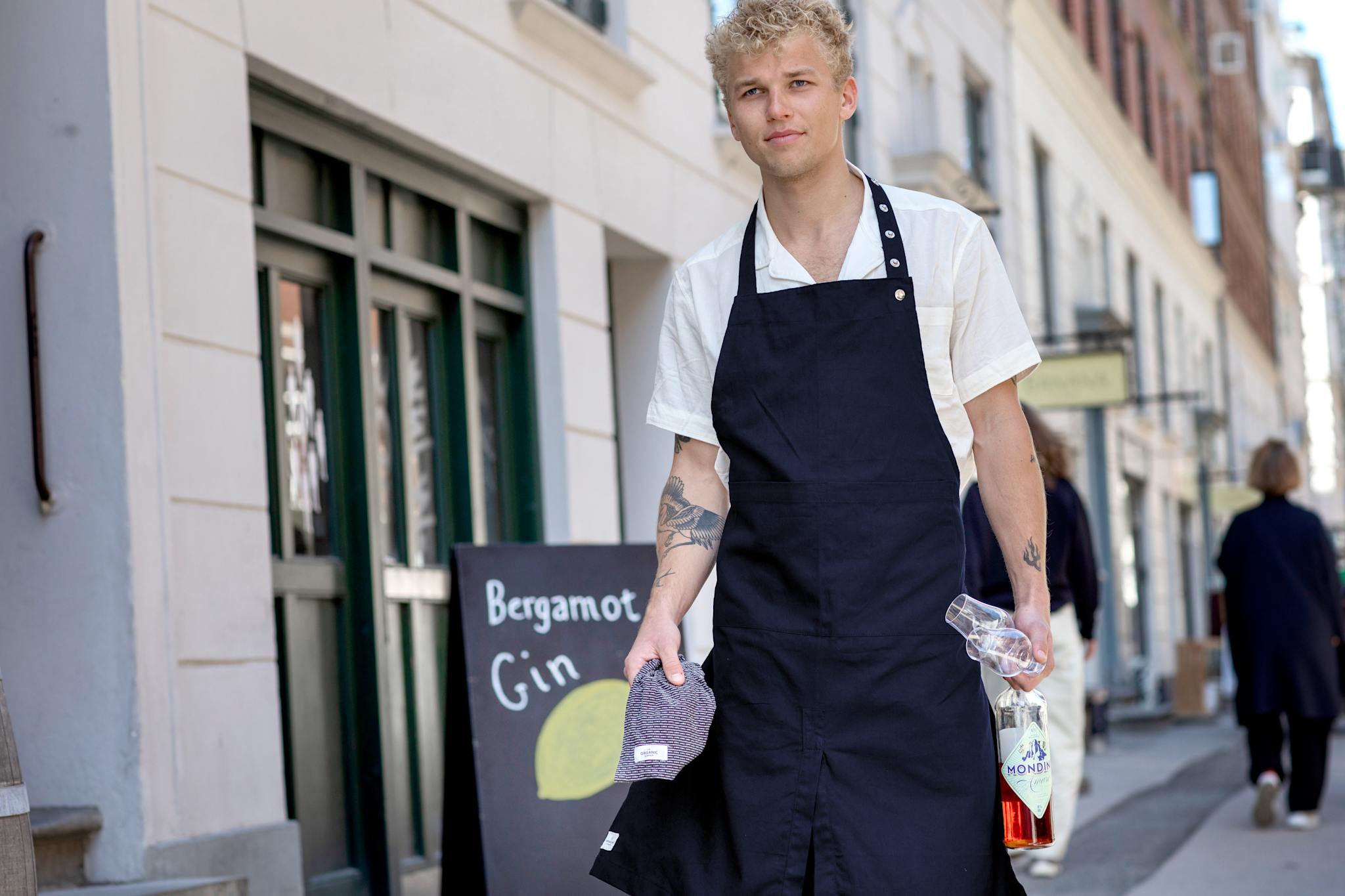 Schürze mit Tasche