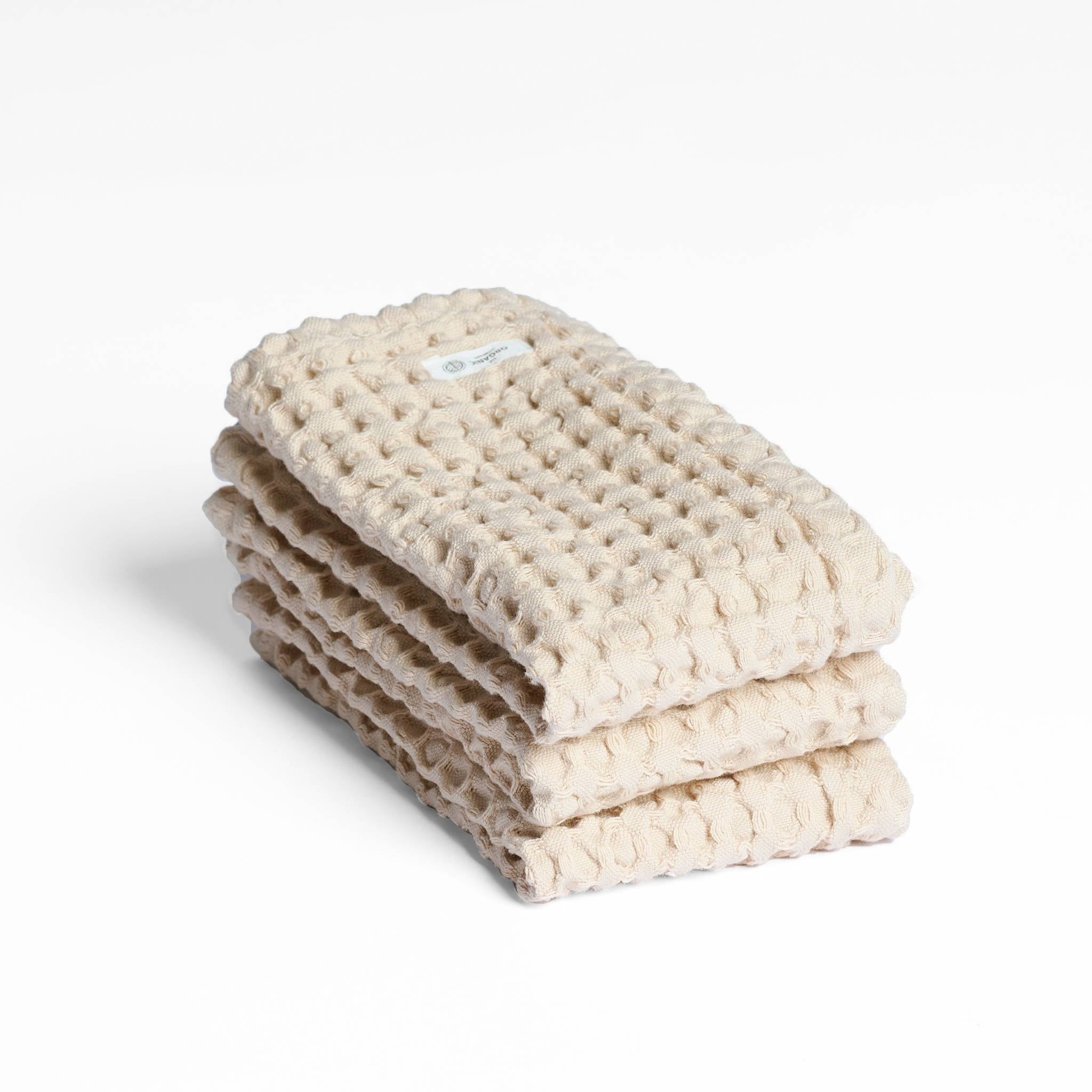 Waffel-Waschlappen (3er-Pack)