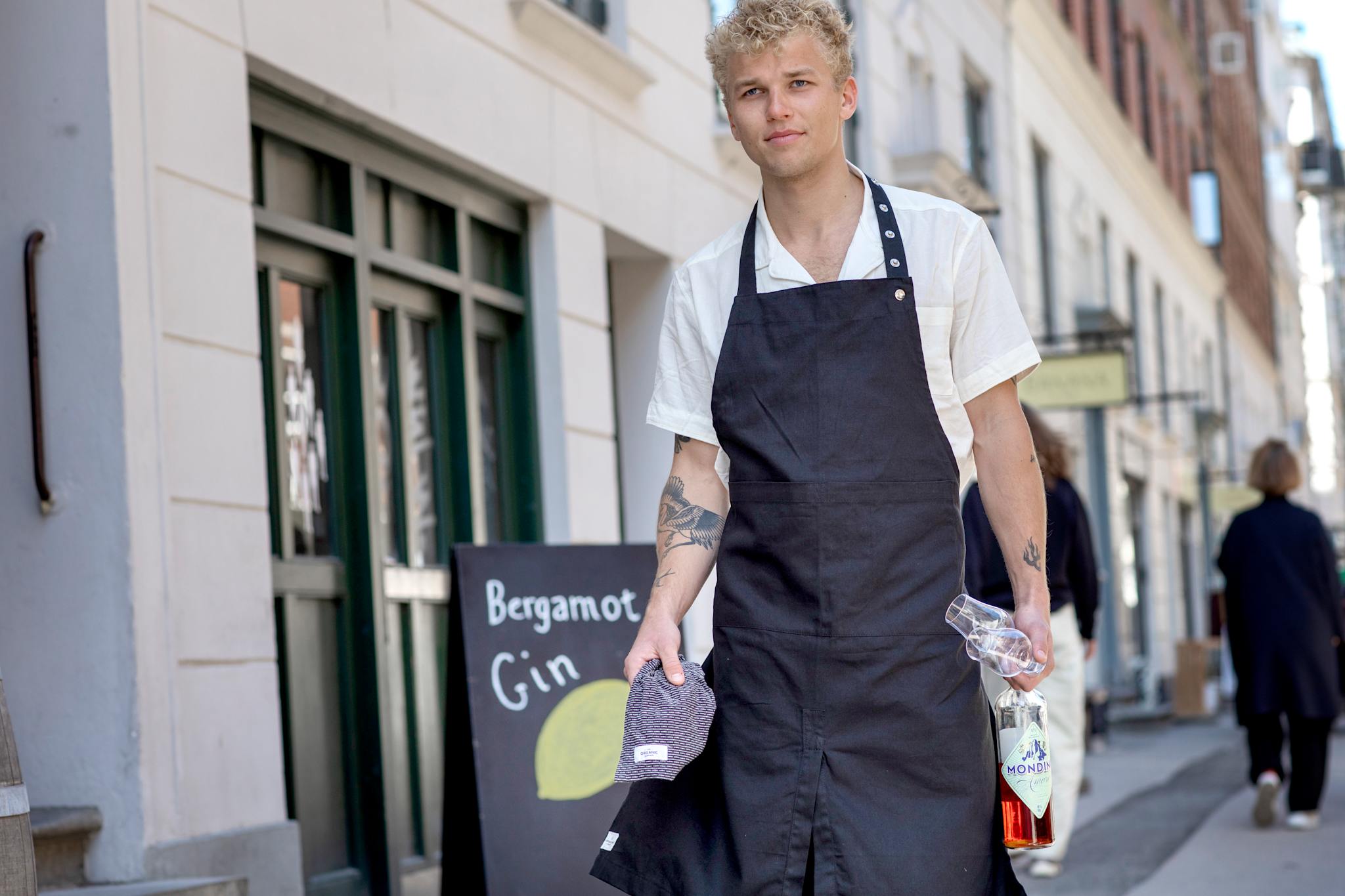 Schürze mit Tasche