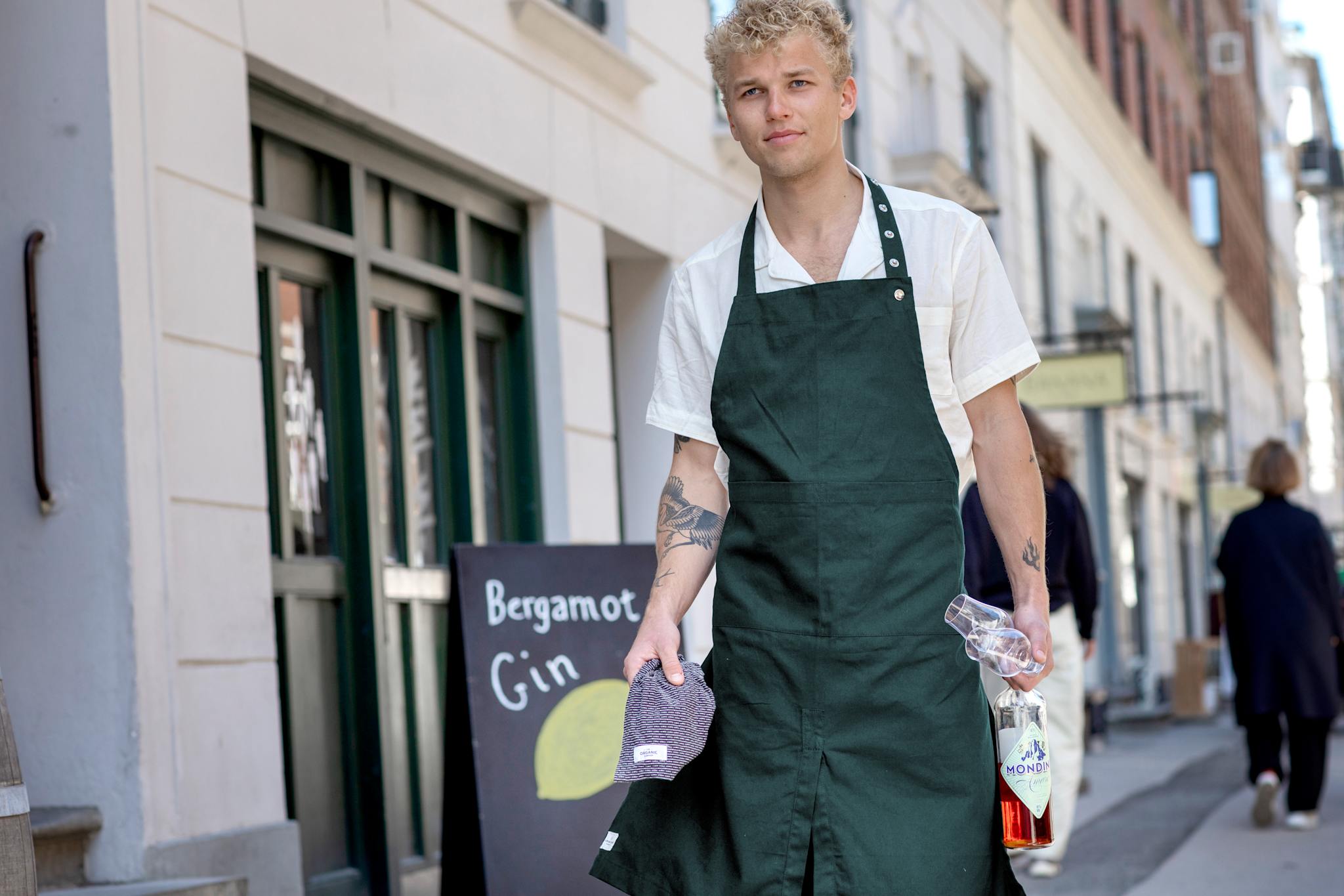 Schürze mit Tasche