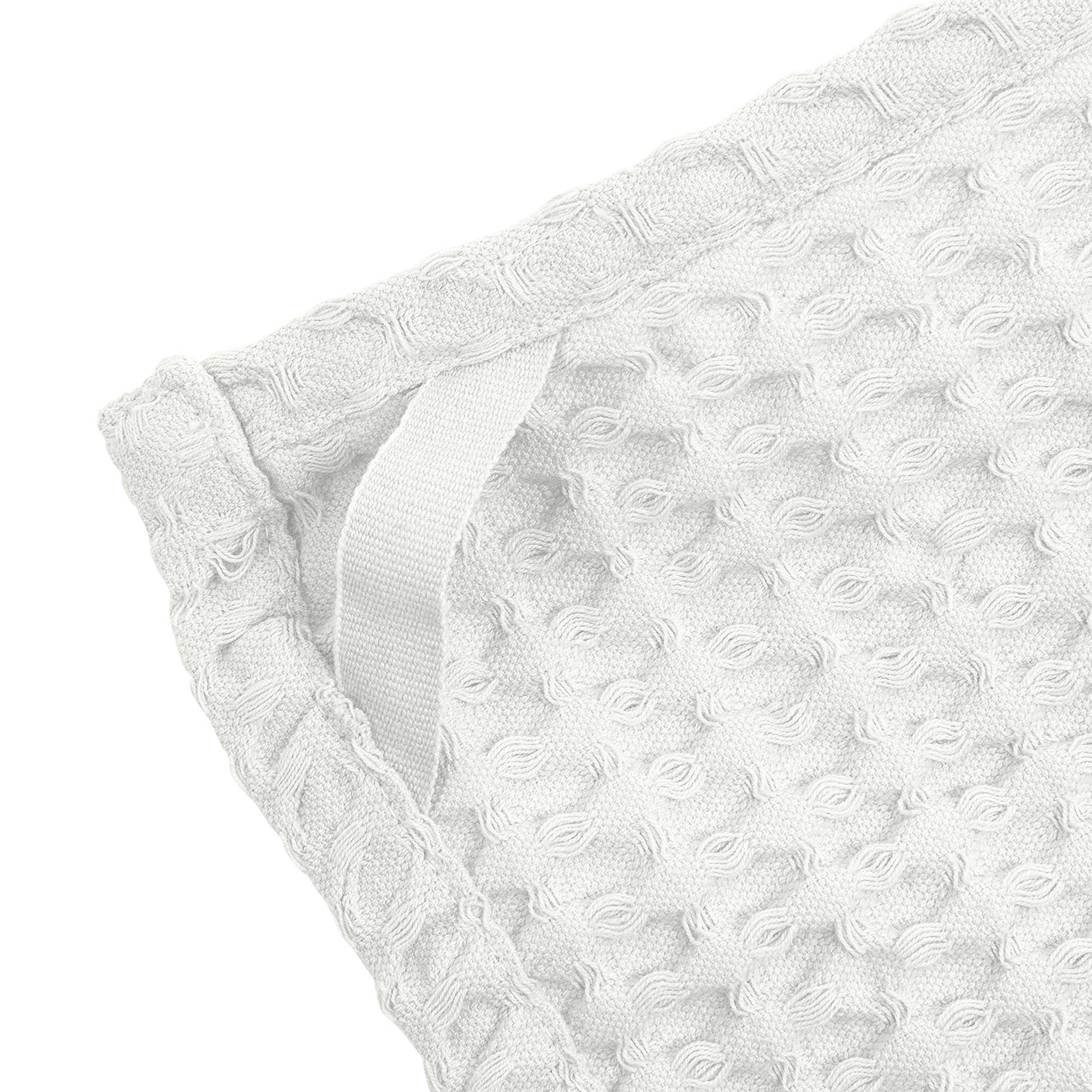 The Organic Company Big Waffle Kitchen and Wash Cloth Big Waffle 200 Natural white